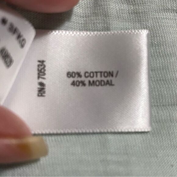 Orvis Embroidered Vintage Inspired Tee Sage Green Relax Boxy Cotton Modal SZ XL - Picture 12 of 15